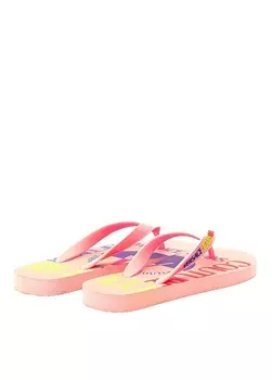 Розовые женские тапочки Versace Jeans Couture