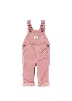 Розовый бархатный комбинезон для маленьких девочек Oshkosh