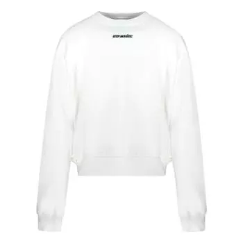 Розовый - Белый свитшот с логотипом Marker Arrow Off-White, белый