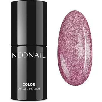 Розовый блеск с частицами УФ-лака для ногтей 7,2 мл Uv Led Miss Buenos, Neonail