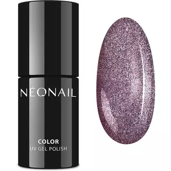 Розовый блеск с частицами УФ-лака для ногтей 7,2 мл Uv Led La Mood, Neonail