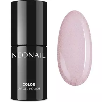 Розовый блестящий лак с частицами УФ-лака для ногтей 7,2 мл Forget The Ex Pink, Neonail