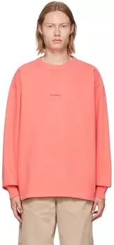 Розовый бондовый свитшот Acne Studios