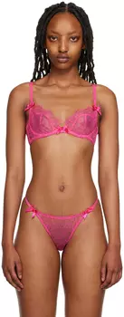 Розовый бюстгальтер Agent Provocateur Lorna