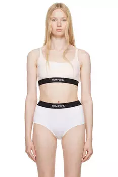 Розовый бюстгальтер-бралетт из модала TOM FORD