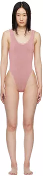 Розовый цельный купальник Maxam Bond-Eye