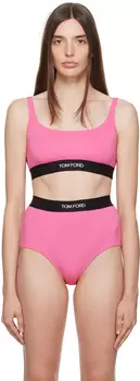 Розовый фирменный бюстгальтер TOM FORD