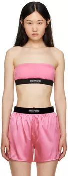 Розовый фирменный бюстгальтер TOM FORD
