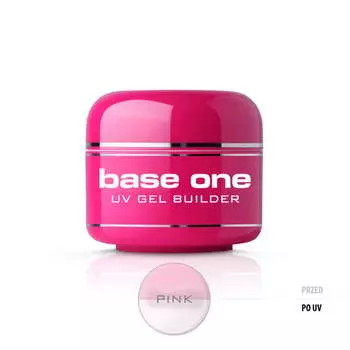 Розовый гель для наращивания ногтей, 5 г Silcare, Base One
