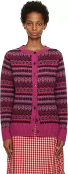 Розовый кардиган Calum Molly Goddard