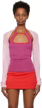 Розовый кардиган Saphira Gimaguas