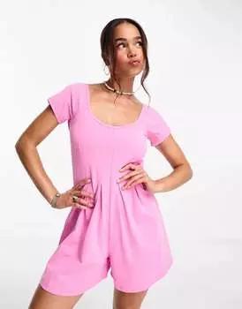 Розовый комбинезон из джерси ASOS