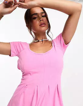 Розовый комбинезон из джерси ASOS DESIGN