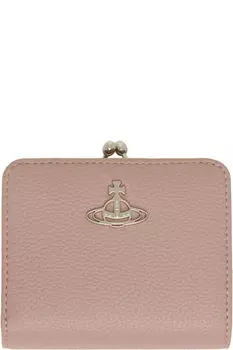 Розовый кошелек с карманом в рамке Vivienne Westwood