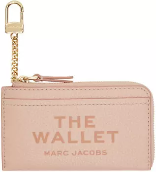 Розовый кошелек 'The Leather Top Zip Multi' Marc Jacobs