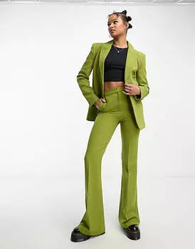 Розовый костюмный блейзер в стиле 70-х на одной пуговице ASOS DESIGN Tall