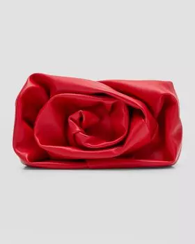 Розовый кожаный клатч Burberry, цвет Pillar