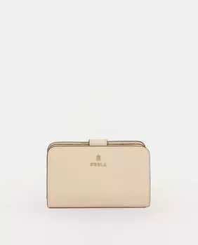 Розовый кожаный кошелек Furla, розовый