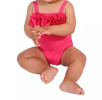 Розовый купальник со рюшами HABITUAL KID, розовый