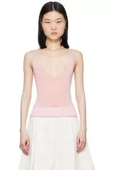 Розовый - Майка La Casa 'La maille Spallina' JACQUEMUS