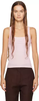 Розовый - Майка Le Chouchou Le Debardeur Caraco Jacquemus