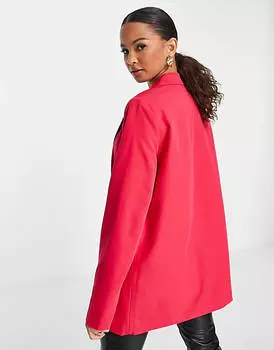 Розовый пиджак строгого кроя Vero Moda