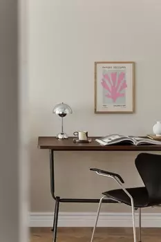 Розовый плакат из бумаги для декупажа Postery, 30x40 см, бежевый