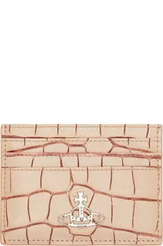 Розовый плоский держатель для карт Vivienne Westwood