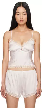 Розовый плющ блузка GUIZIO