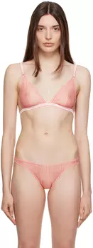 Розовый полосатый бюстгальтер Kiki de Montparnasse