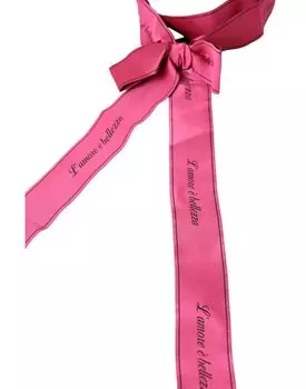 Розовый пояс L'Amore E'Bellezza Dolce & Gabbana