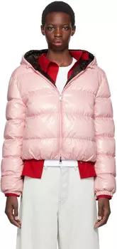 Розовый пуховик Bayard Moncler