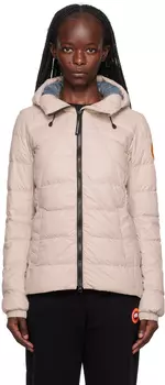 Розовый пуховик Canada Goose Abbott