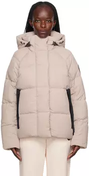 Розовый пуховик Canada Goose Junction