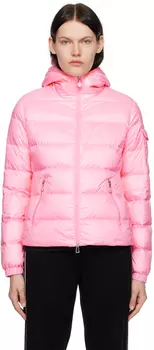 Розовый пуховик Gles Moncler
