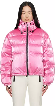 Розовый пуховик Moselotte Moncler