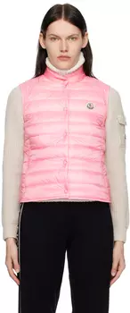 Розовый пуховый жилет Liane Moncler