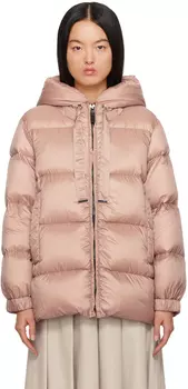 Розовый - Розовый пуховик Seia Max Mara