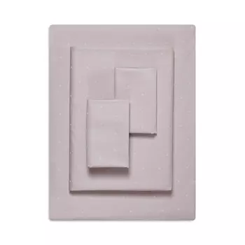 Розовый сатиновый комплект простыней CVC с люверсами Vera Wang, Queen