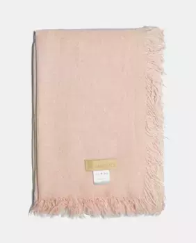 Розовый шарф из 100% кашемира Bel Cashmere, розовый