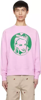 Розовый свитшот для официантки ICECREAM