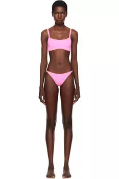 Розовый Тайлер Тональный Бикини Hunza G