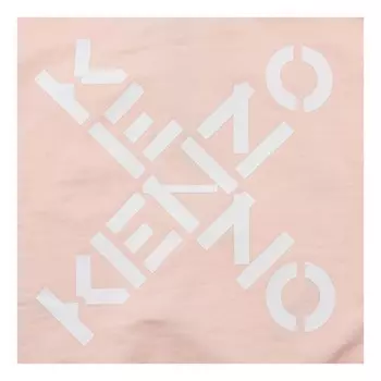 Розовый толстовка на молнии с логотипом X KENZO, розовый