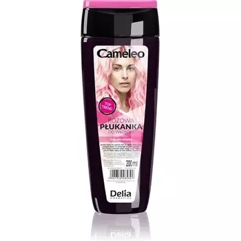 Розовый тоник для волос с розовой водой без желтых оттенков тонирует полуперманентную краску для волос 200 мл, Cameleo