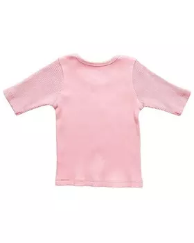 Розовый топ из органических ребрышек с курицей Pink Chicken, розовый