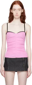 Розовый топ на бретельках Renzo Miaou