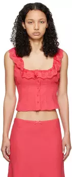 Розовый топ Paloma Guizio