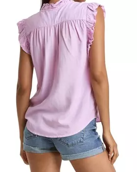 Розовый топ с рюшами Ellie Dear John Denim, розовый
