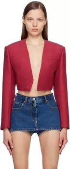 Розовый укороченный пиджак Pushbutton