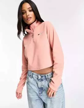 Розовый укороченный свитшот на молнии Berghaus Prism